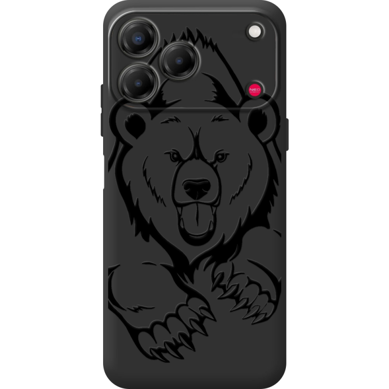Чорний чохол BoxFace Nubia V80 Design Grizzly Bear