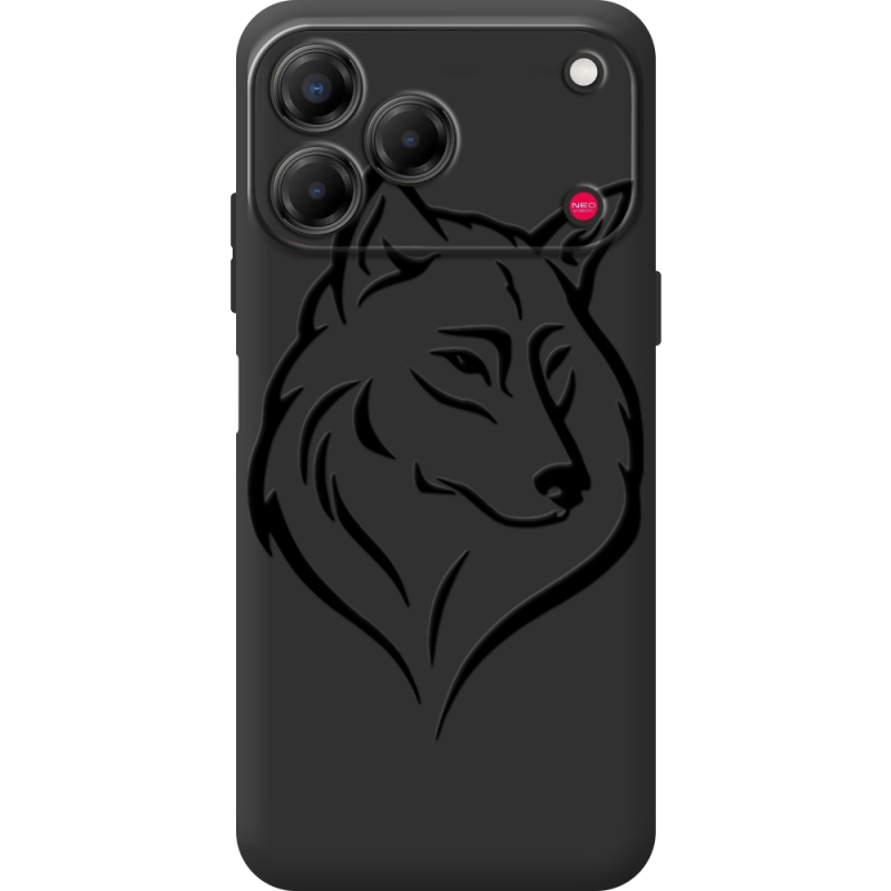 Чорний чохол BoxFace Nubia V80 Design Wolf