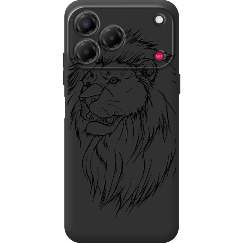 Чорний чохол BoxFace Nubia V80 Design Lion