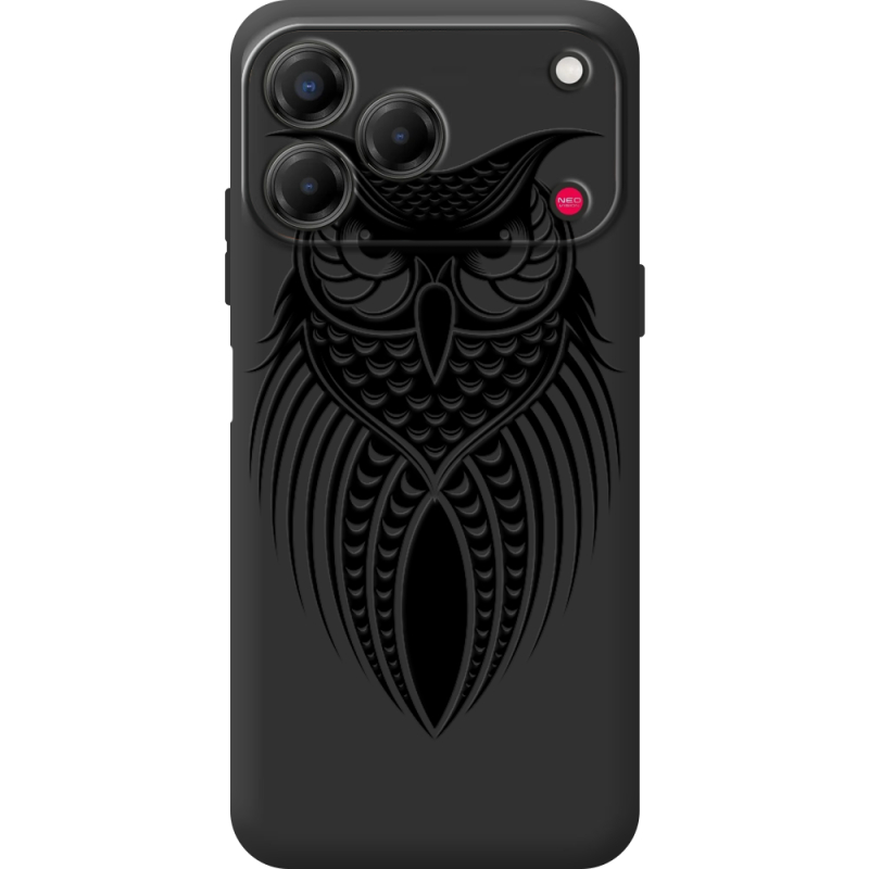 Чорний чохол BoxFace Nubia V80 Design Owl