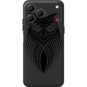 Чорний чохол BoxFace Nubia V80 Design Owl