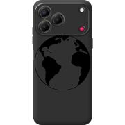 Чорний чохол BoxFace Nubia V80 Design Earth