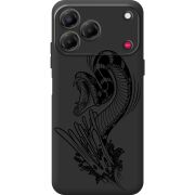 Чорний чохол BoxFace Nubia V80 Design Snake