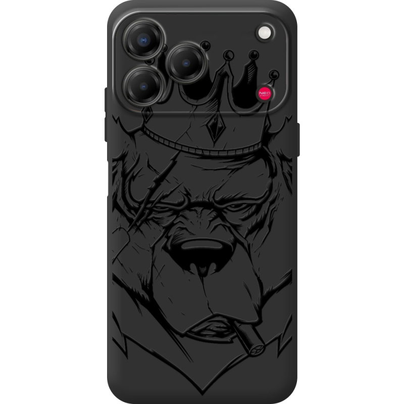 Чорний чохол BoxFace Nubia V80 Design Bear King