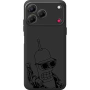 Чорний чохол BoxFace Nubia V80 Design 