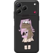 Прозорий чохол BoxFace Nubia V80 Design Winter Morning Girl