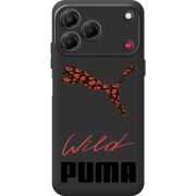 Прозорий чохол BoxFace Nubia V80 Design Wild Cat