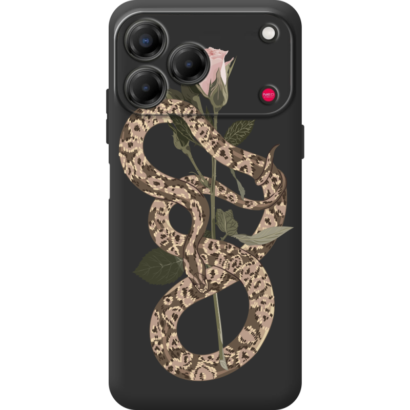 Прозорий чохол BoxFace Nubia V80 Design Glamor Snake