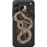 Прозорий чохол BoxFace Nubia V80 Design Glamor Snake