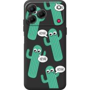 Прозорий чохол BoxFace Nubia V80 Design с 3D-глазками HIYA