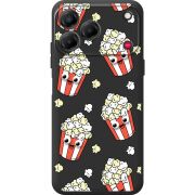 Прозорий чохол BoxFace Nubia V80 Design с 3D-глазками Popcorn