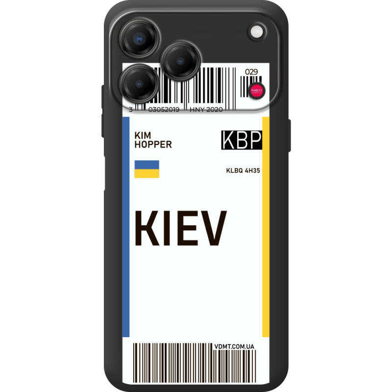 Прозорий чохол BoxFace Nubia V80 Design Ticket Kiev