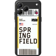 Прозорий чохол BoxFace Nubia V80 Design Ticket Springfield