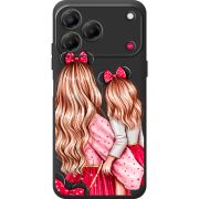 Прозорий чохол BoxFace Nubia V80 Design Mouse Girls