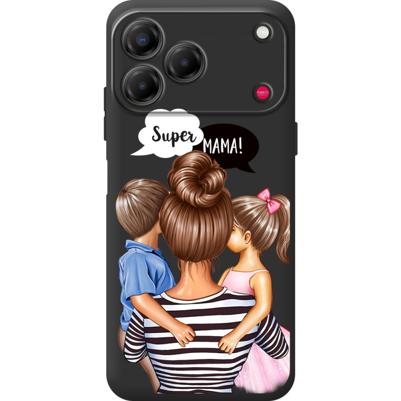 Прозорий чохол BoxFace Nubia V80 Design Super Mama