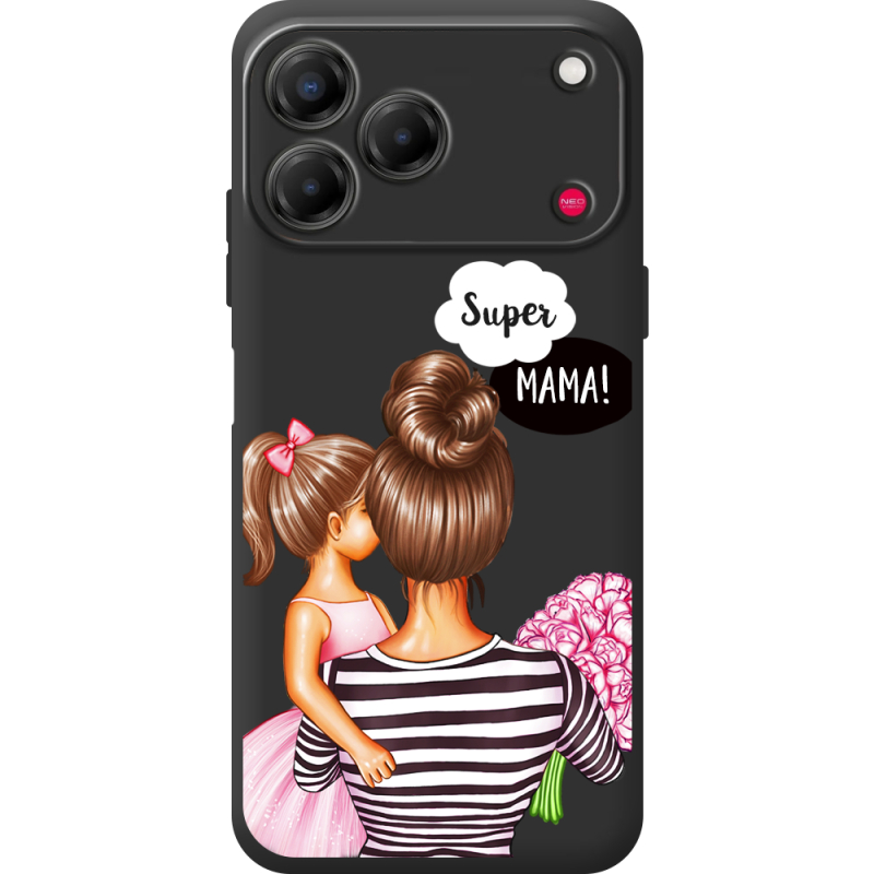Прозорий чохол BoxFace Nubia V80 Design Super Mama and Daughter