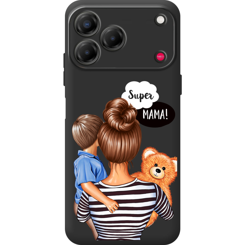 Прозорий чохол BoxFace Nubia V80 Design Super Mama and Son