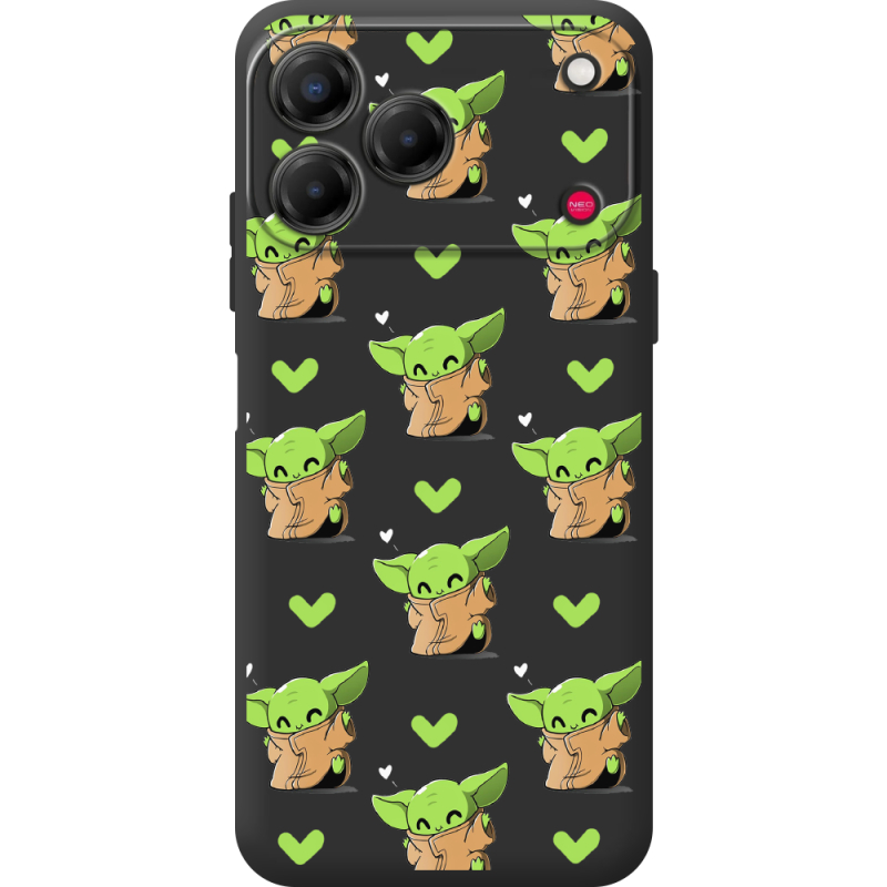 Прозорий чохол BoxFace Nubia V80 Design Pattern Baby Yoda