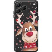 Прозорий чохол BoxFace Nubia V80 Design Winter Deer