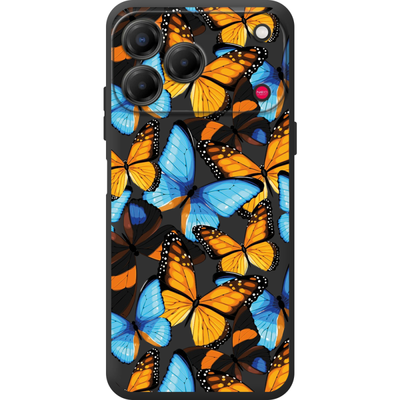 Прозорий чохол BoxFace Nubia V80 Design Butterfly Morpho