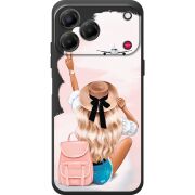 Прозорий чохол BoxFace Nubia V80 Design Travel Girl