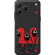 Прозорий чохол BoxFace Nubia V80 Design siquid game люди в красном