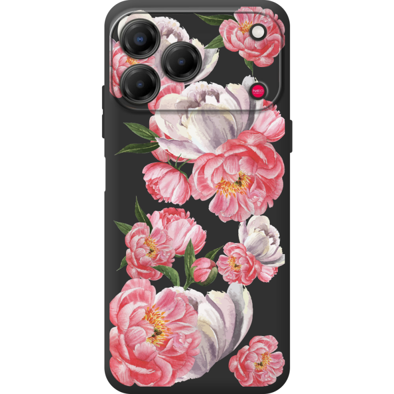 Прозорий чохол BoxFace Nubia V80 Design Peony Watercolor Style