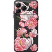Прозорий чохол BoxFace Nubia V80 Design Peony Watercolor Style
