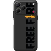 Прозорий чохол BoxFace Nubia V80 Design Free Fire Black Logo