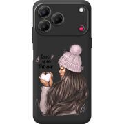 Прозорий чохол BoxFace Nubia V80 Design love is in the air