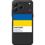 Прозорий чохол BoxFace Nubia V80 Design Pantone вільний синій