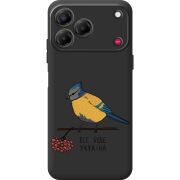 Прозорий чохол BoxFace Nubia V80 Design Синиця і калина