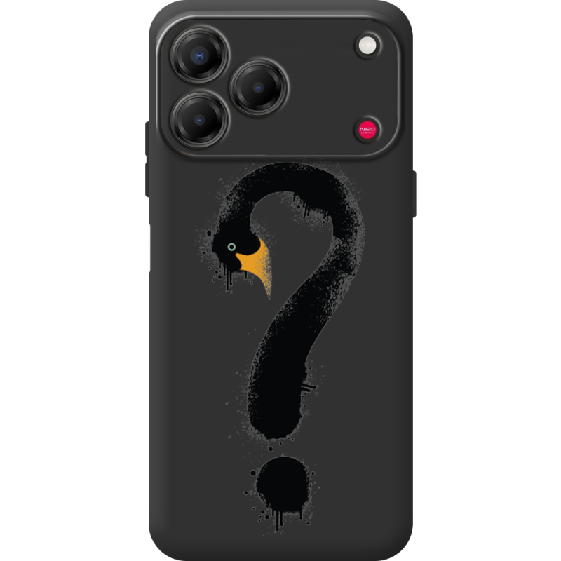 Прозорий чохол BoxFace Nubia V80 Design Swan question