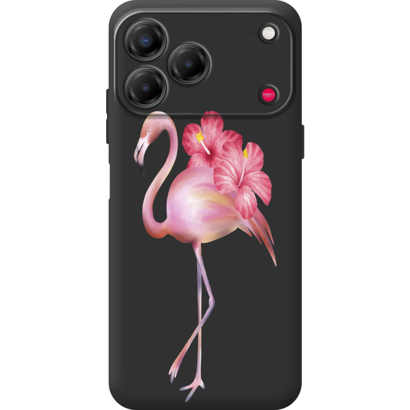 Прозорий чохол BoxFace Nubia V80 Design Floral Flamingo