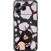 Прозорий чохол BoxFace Nubia V80 Design Meow
