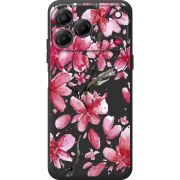 Прозорий чохол BoxFace Nubia V80 Design Pink Magnolia