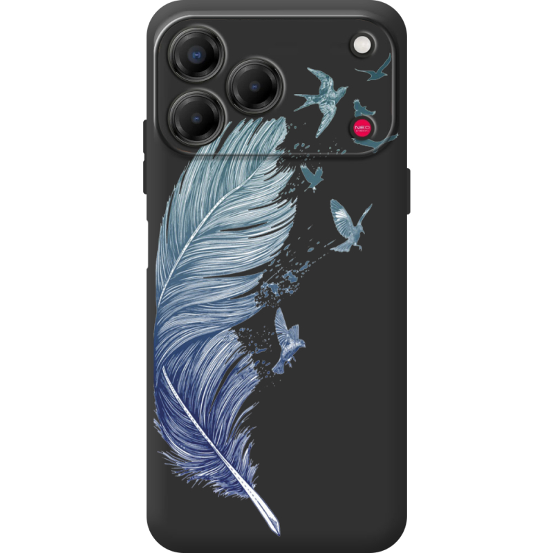 Прозорий чохол BoxFace Nubia V80 Design Feather
