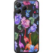 Прозорий чохол BoxFace Nubia V80 Design Flamingo