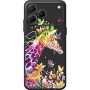 Прозорий чохол BoxFace Nubia V80 Design Colorful Giraffe