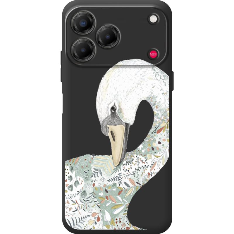 Прозорий чохол BoxFace Nubia V80 Design Swan