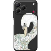 Прозорий чохол BoxFace Nubia V80 Design Swan