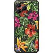 Прозорий чохол BoxFace Nubia V80 Design Tropical Flowers