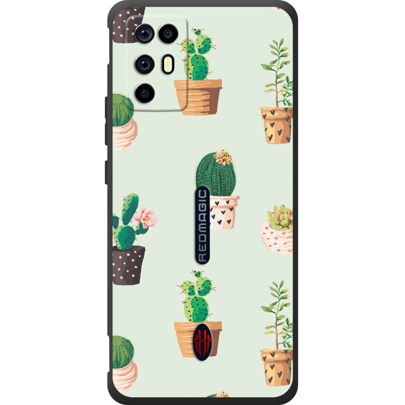 Чохол BoxFace Nubia RedMagic 6R L-green Cacti
