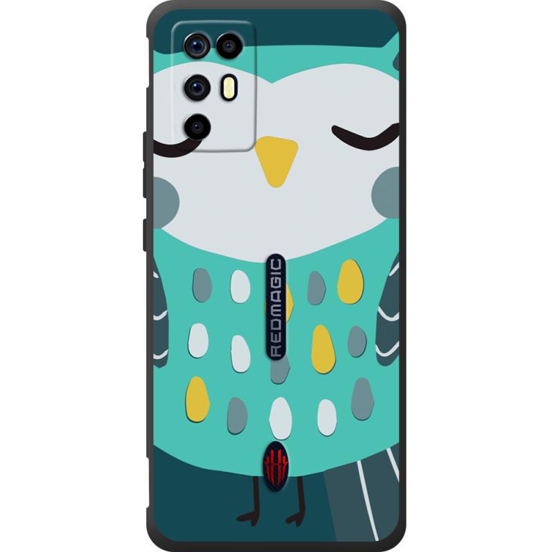 Чохол BoxFace Nubia RedMagic 6R Green Owl