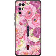 Чохол BoxFace Nubia RedMagic 6R Pink Peonies