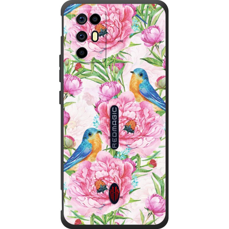 Чохол BoxFace Nubia RedMagic 6R Birds and Flowers