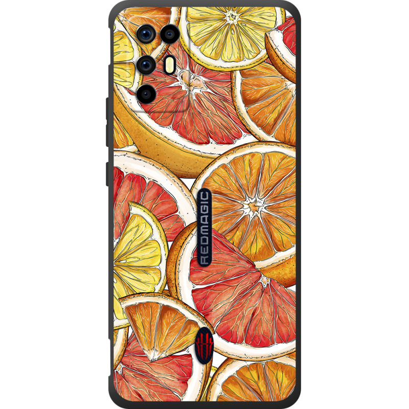 Чохол BoxFace Nubia RedMagic 6R Citrus Pattern