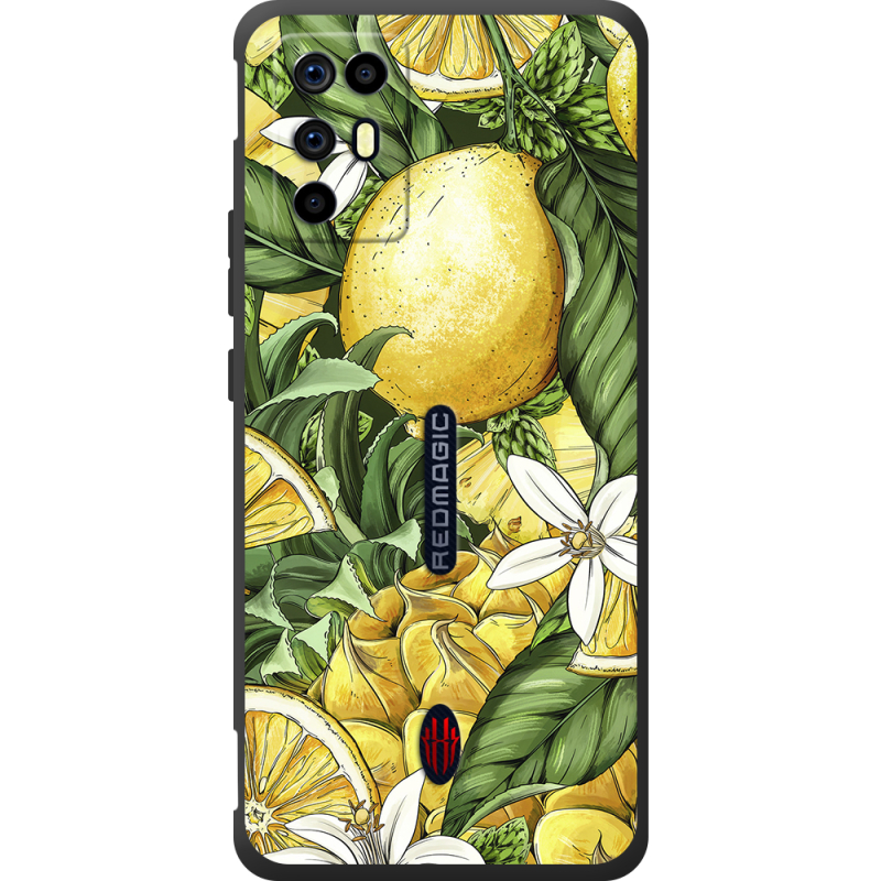 Чохол BoxFace Nubia RedMagic 6R Lemon Pattern