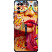 Чохол BoxFace Nubia RedMagic 6R Yellow Girl Pop Art