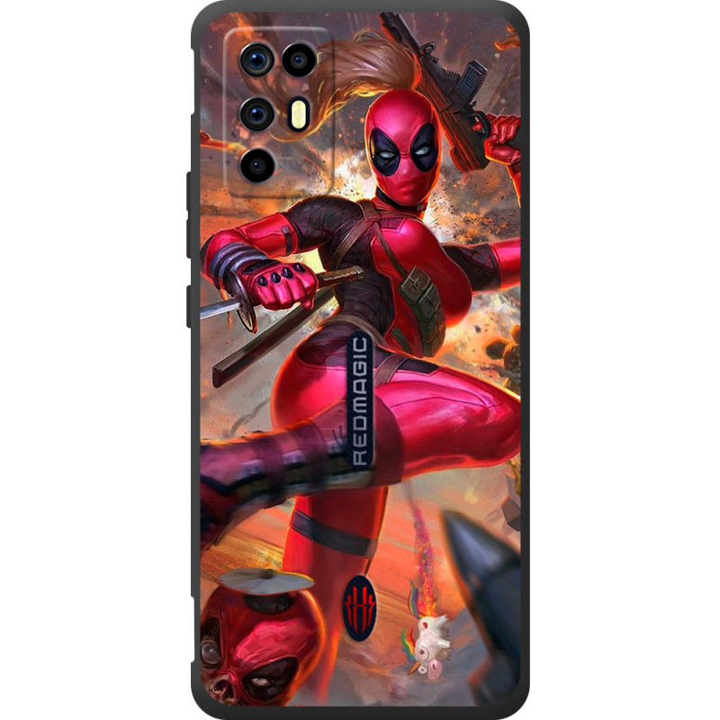 Чохол BoxFace Nubia RedMagic 6R Woman Deadpool